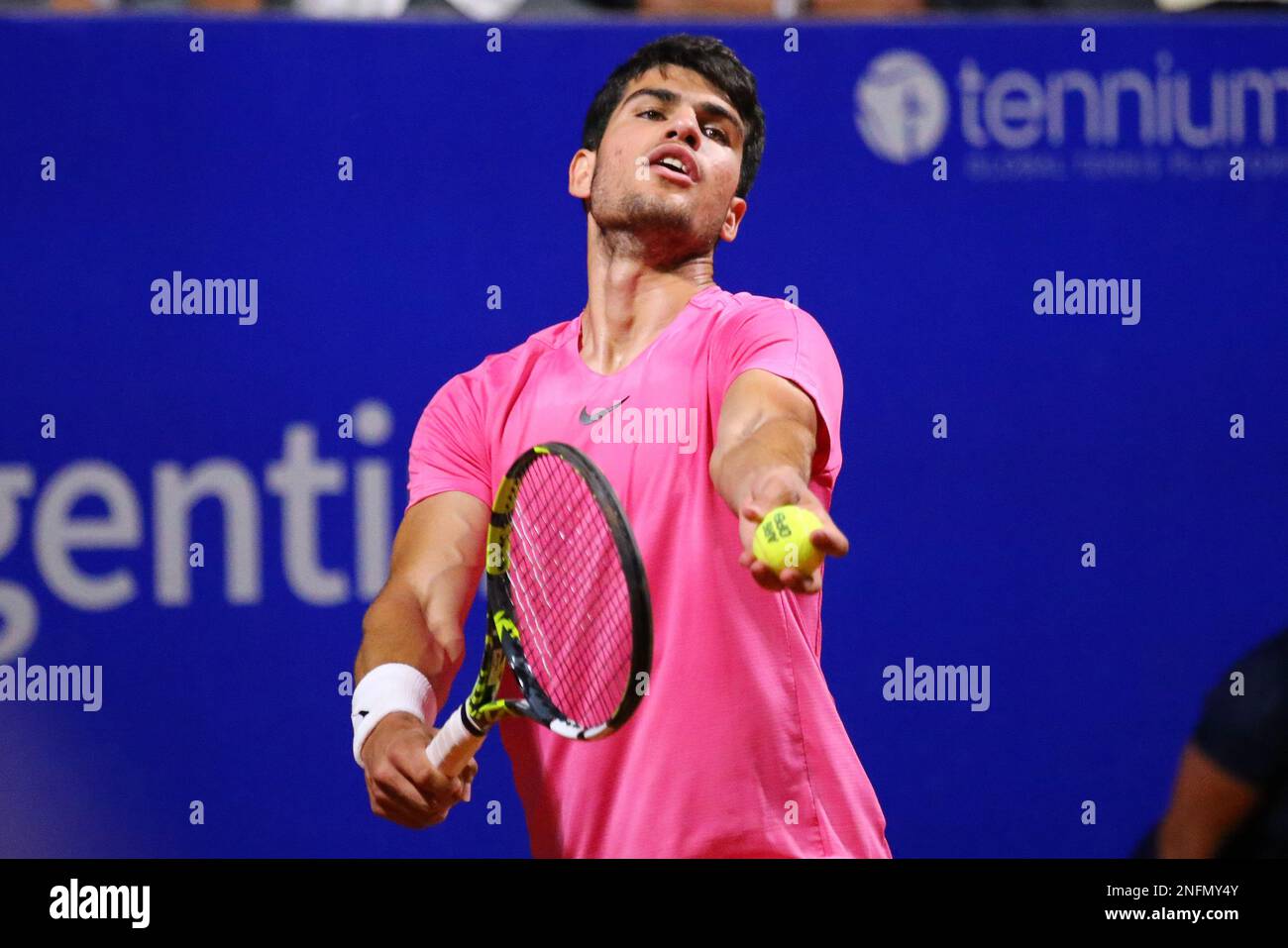 Carlos Alcaráz Tenista Español en el ATP de Buenos Aires Banque D'Images