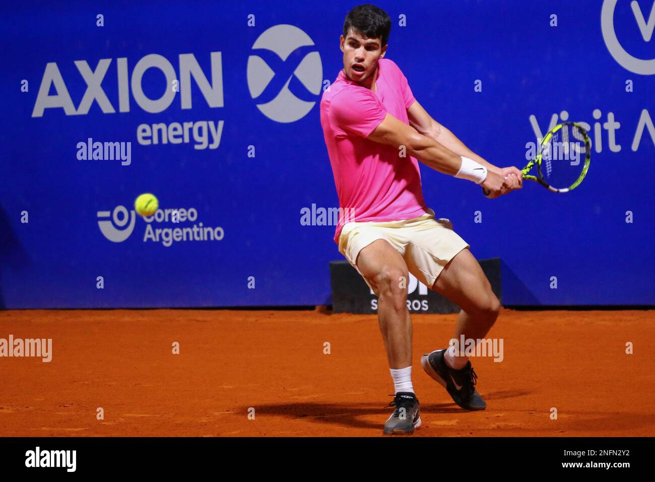 Carlos Alcaráz Tenista Español en el ATP de Buenos Aires Banque D'Images