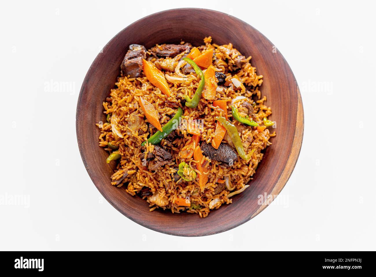 Riz jollof Banque D'Images