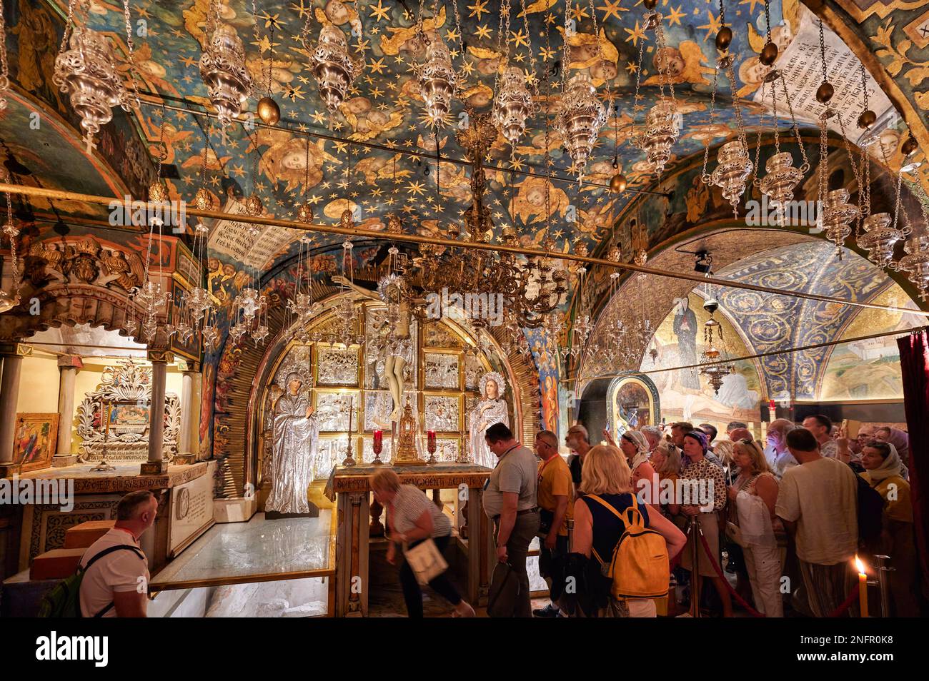 Jérusalem Israël. L'église du Saint Sépulcre Banque D'Images