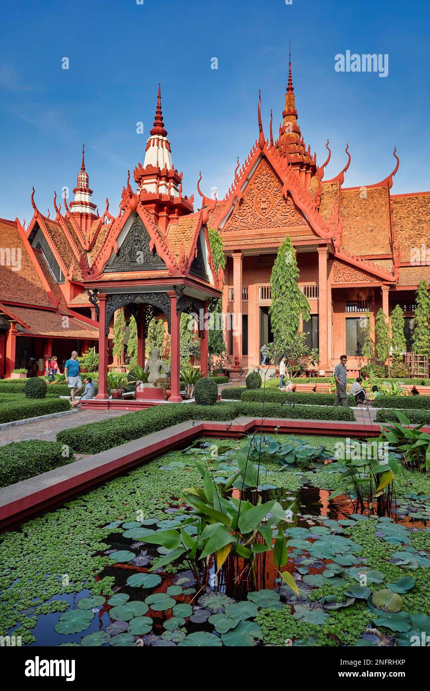 Le Musée national de Phnom Penh Cambodge Banque D'Images