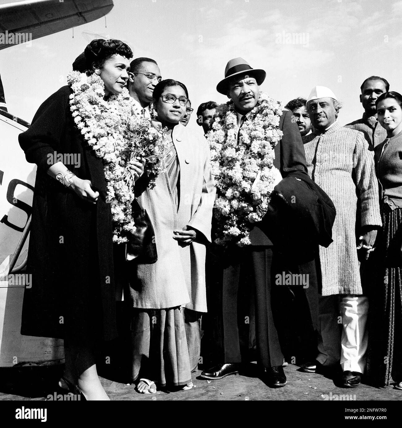 American civil rights leader Rev. Dr. Martin Luther King, Jr. and his ...
