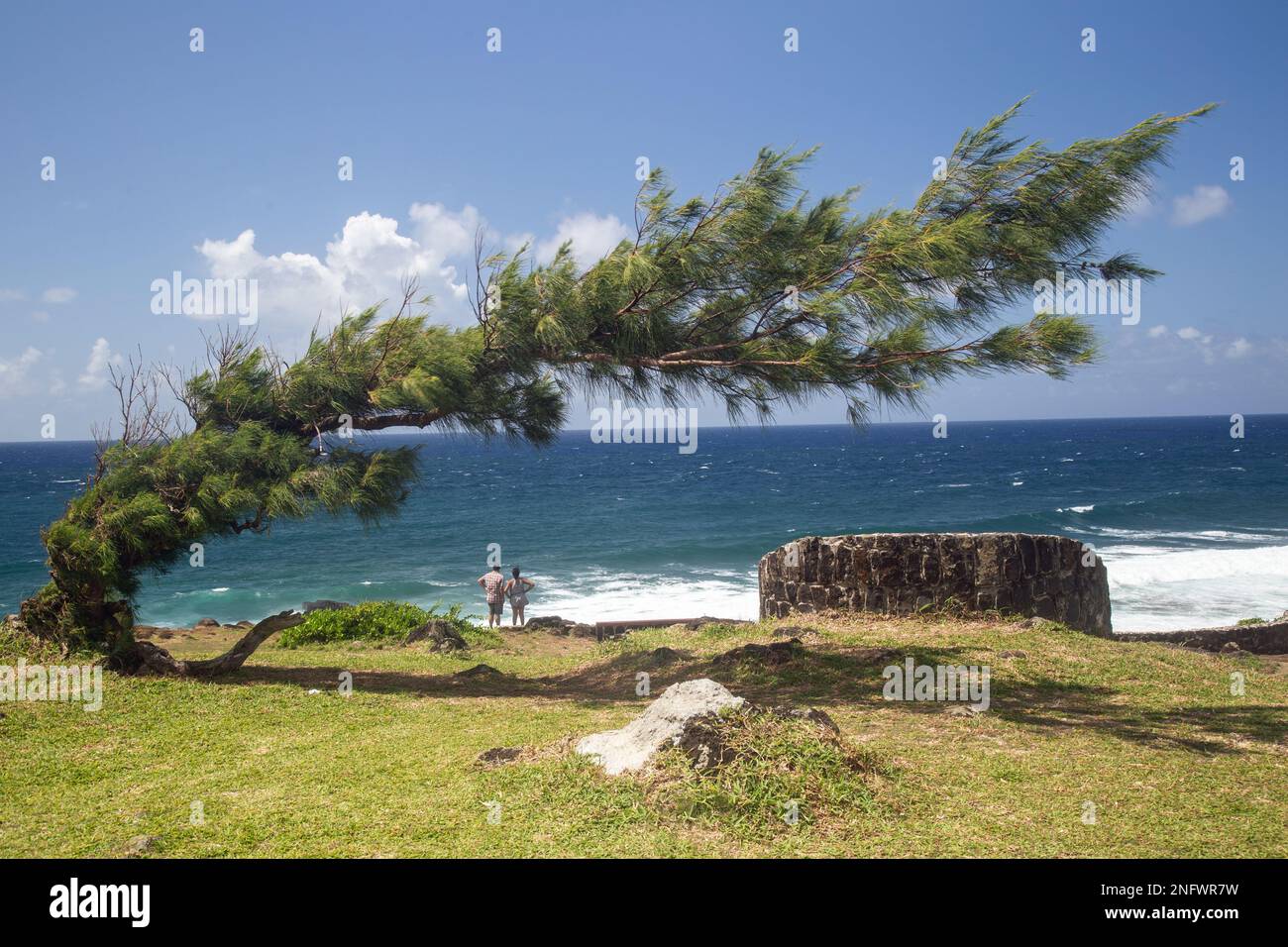 Souillac, Plage de gris, Bel Hombre, Ile Maurice, Afrique, 9 février 2023, vue sur le paysage de cette belle plage Banque D'Images