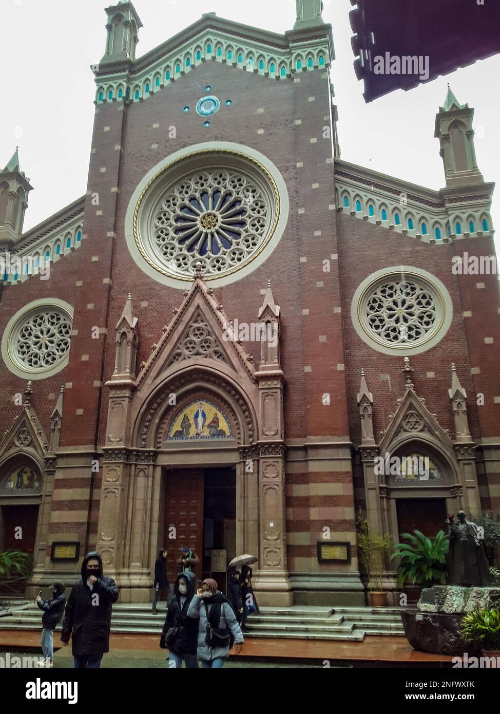 St. L'église Anthony à l'avenue Istiklal à Istanbul Turquie. Banque D'Images