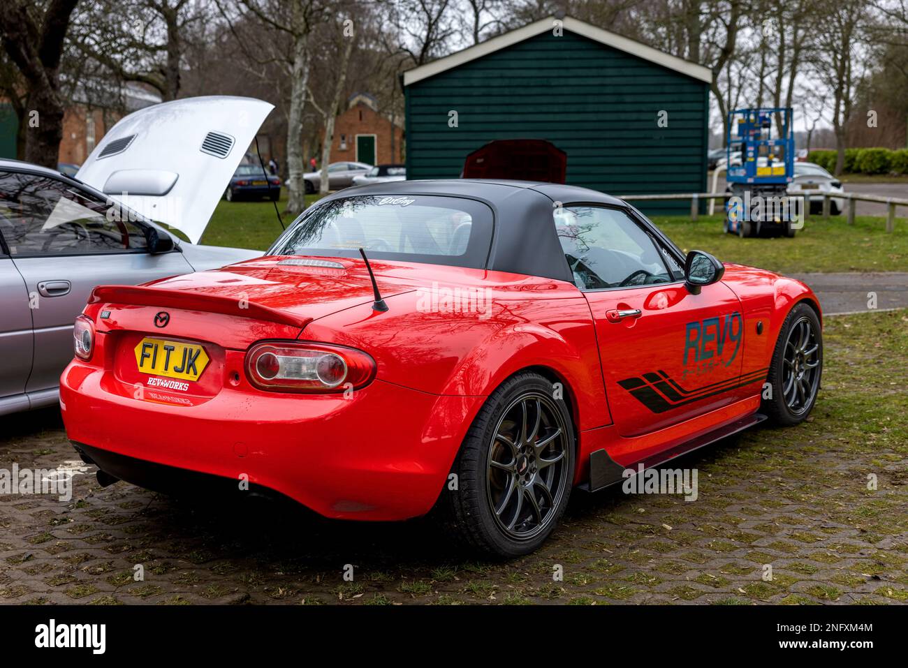 2009 Mazda MX-5 Sport Tech Roadster, exposé à l'Assemblée japonaise tenue au Bicester Heritage Centre le 29th janvier 2023. Banque D'Images