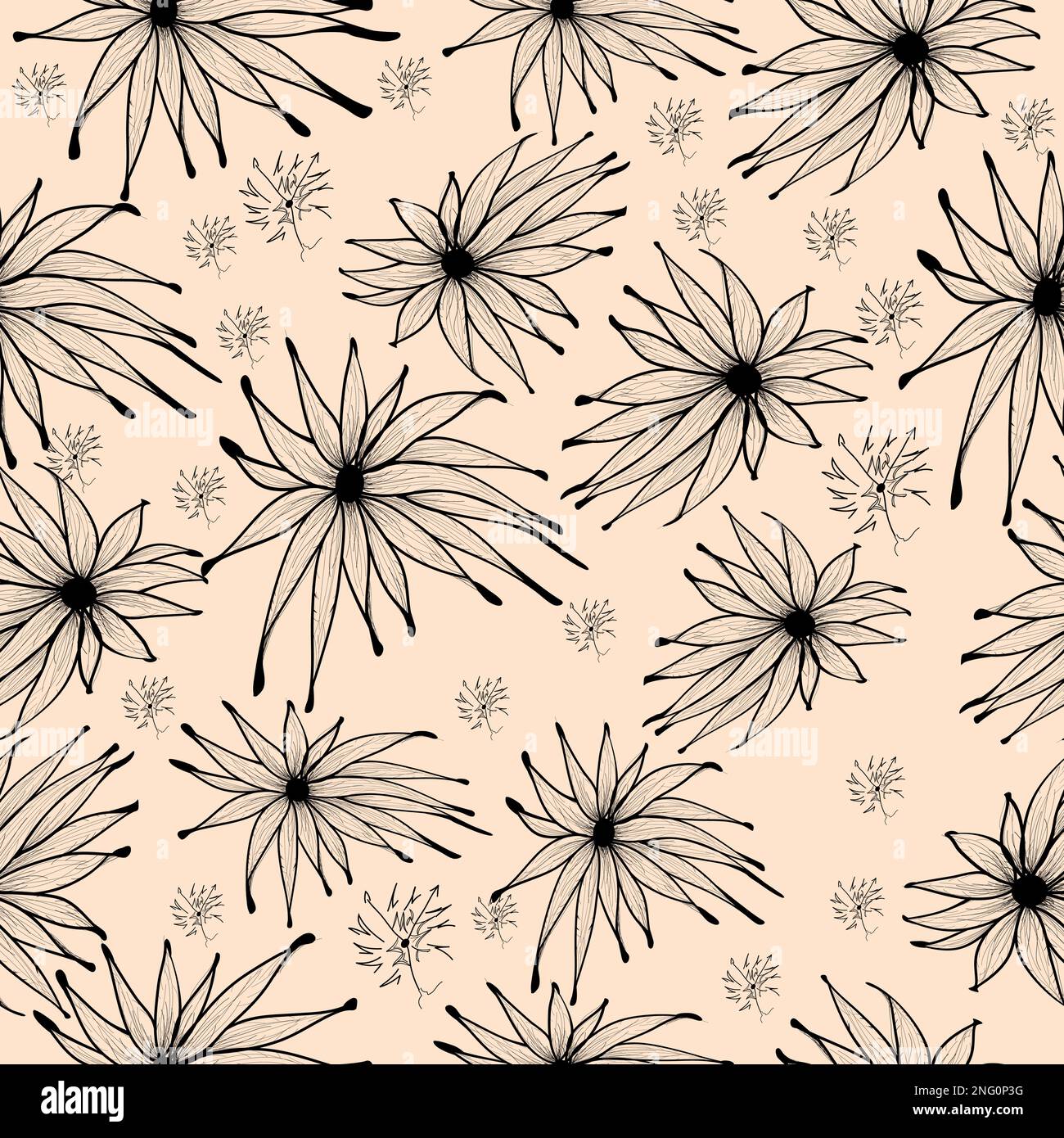 Fond transparent avec motif edelweiss, vector Illustration de Vecteur