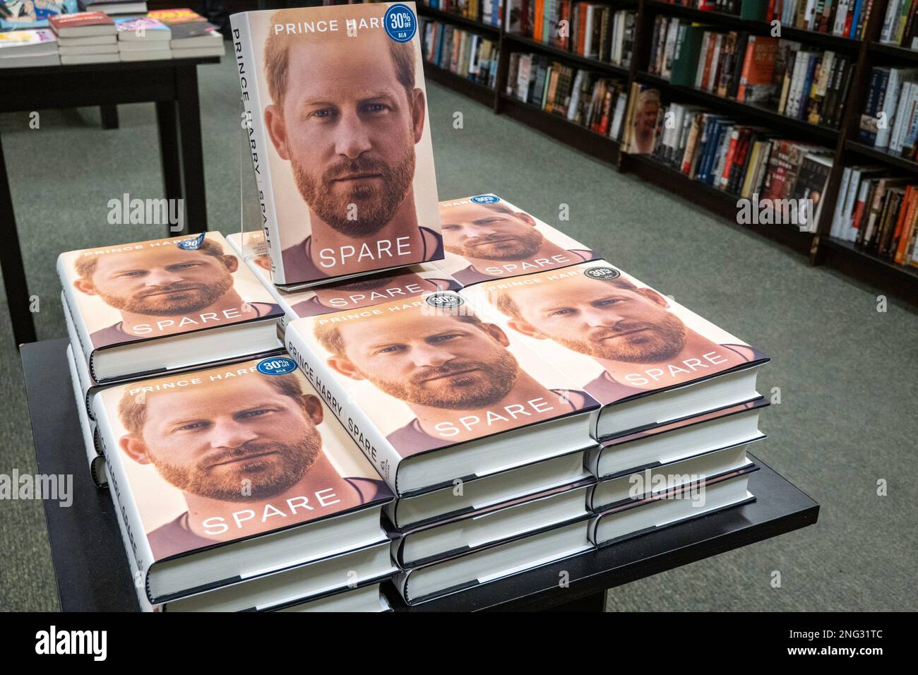 Barnes & Noble libraires sur Fifth Avenue propose un grand choix de livres, New York City, USA 2023 Banque D'Images