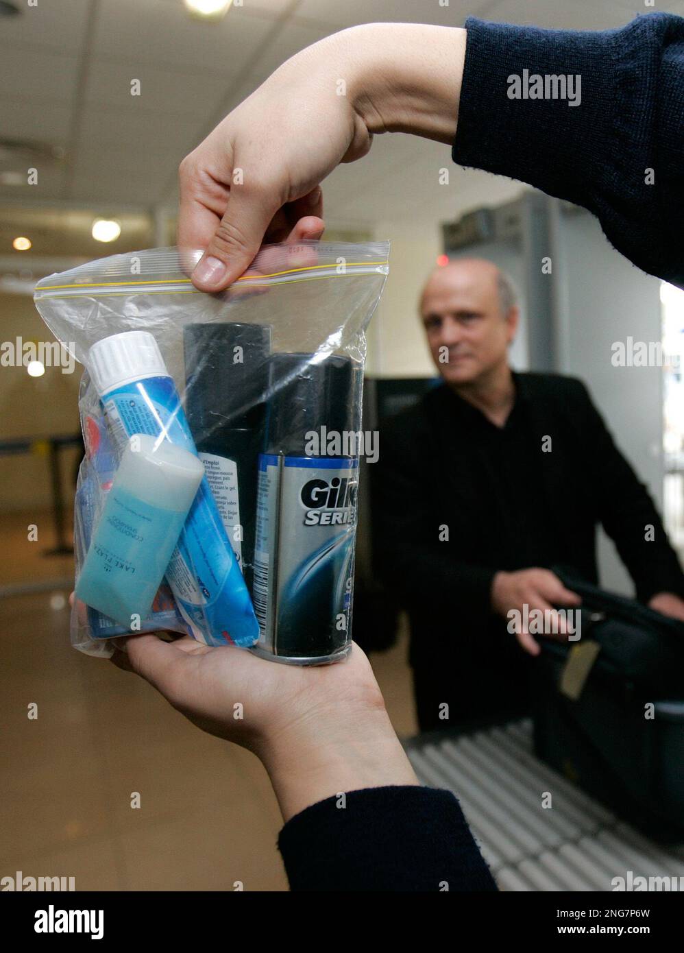 Transparent bag for airports top