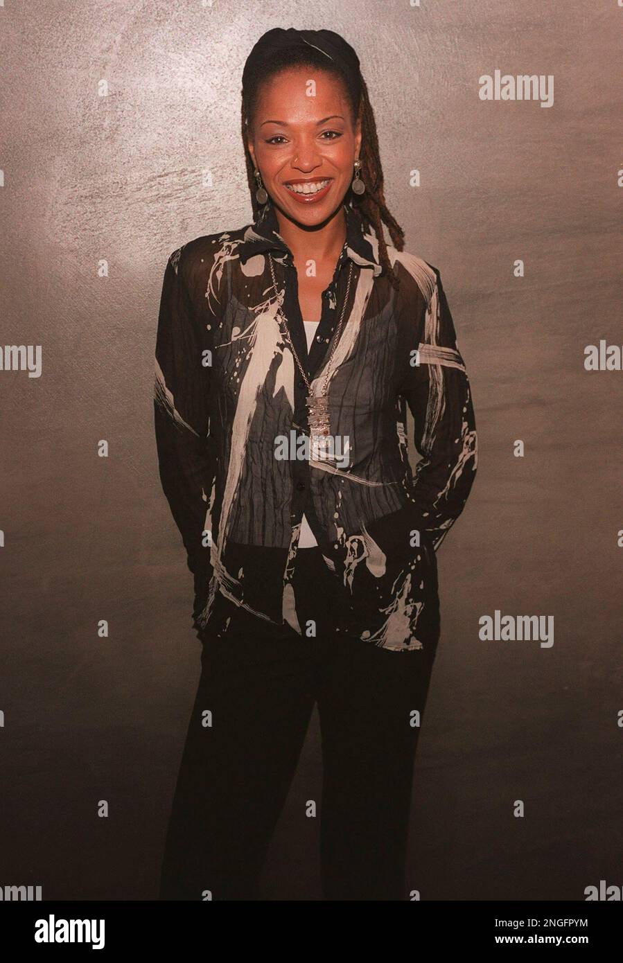 Lisa Simone Kelly, daughter of jazz legend Nina Simone, poses for a