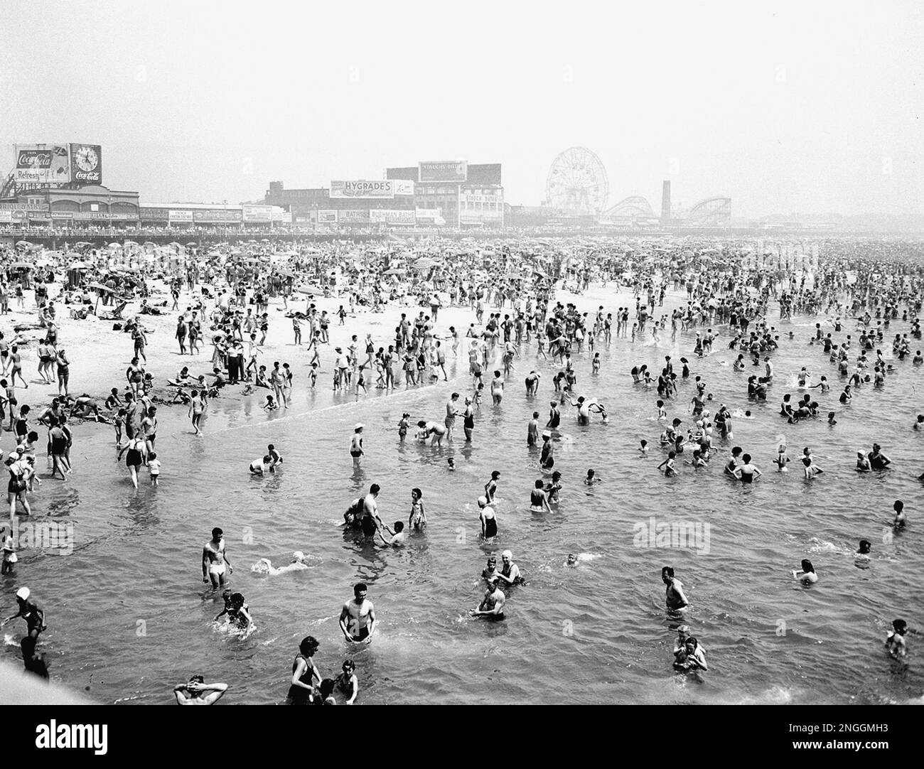 This general view from the Steeplechase Pier shows part of the huge