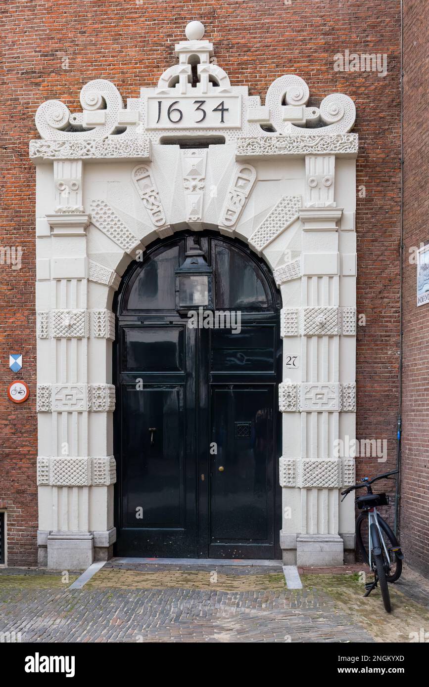Doorway, Musée d'Amsterdam, Amsterdam, pays-Bas Banque D'Images