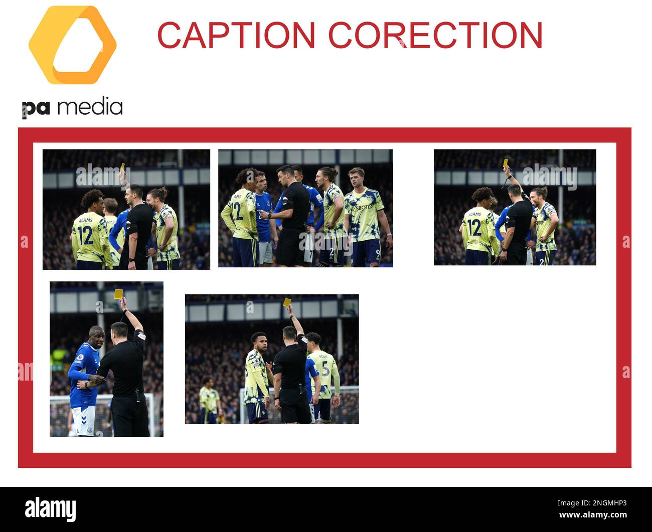 À L'ATTENTION DES ÉDITEURS DE PHOTOS, DES DIRECTEURS DE SUBS ET DES BIBLIOTHÉCAIRES DE PHOTOS. CORRECTION DE LA LÉGENDE CHANGEMENT DU NOM DE L'ARBITRE DE Michael Salisbury À Andrew Madley. Date de la photo: Samedi 18 février 2023. Banque D'Images