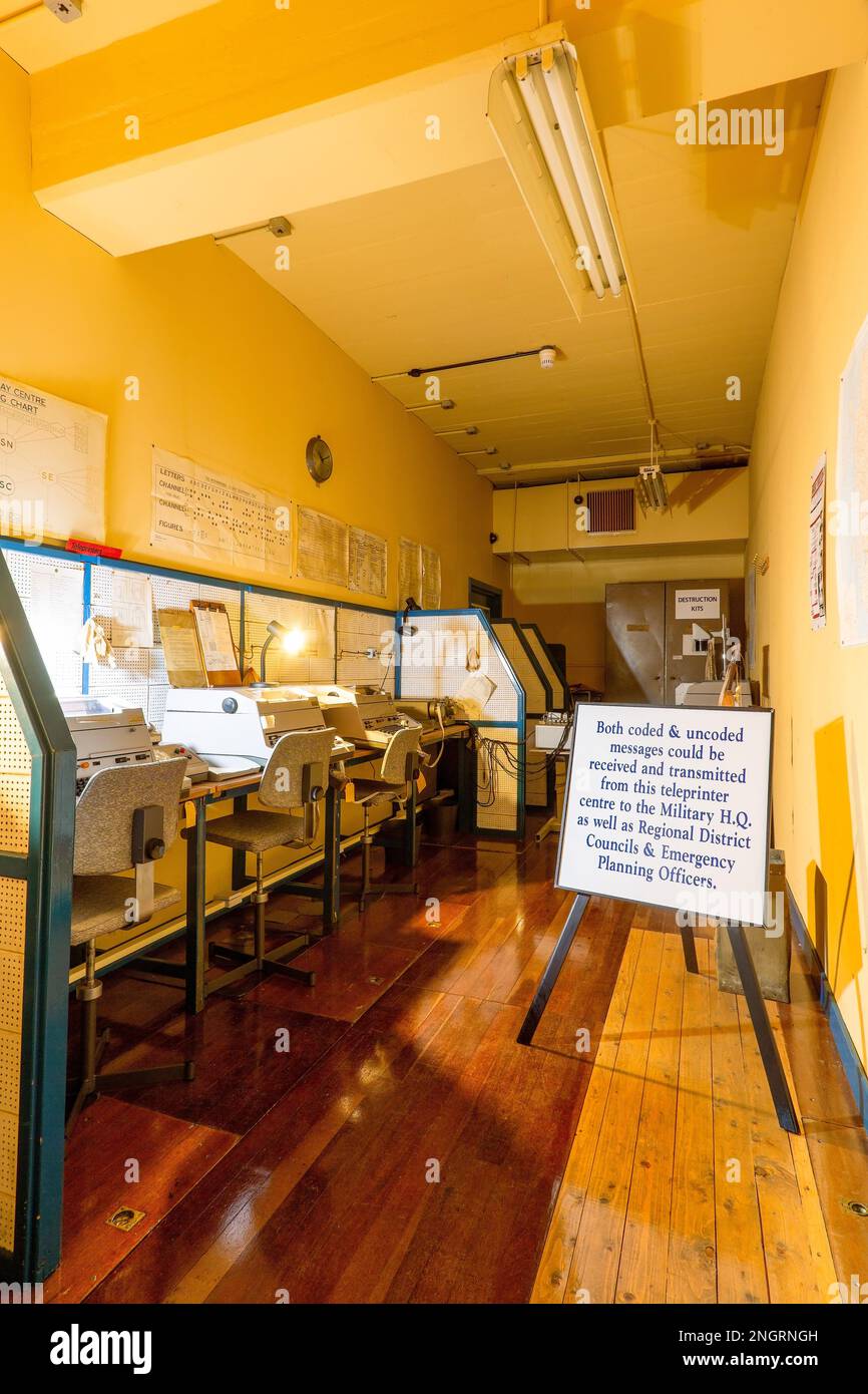 Le Bunker Top Secret de RAF Troy Wood Scotland est un centre de commandement secret de premier plan en réponse à une guerre nucléaire avec la Russie à Fife, en Écosse Banque D'Images