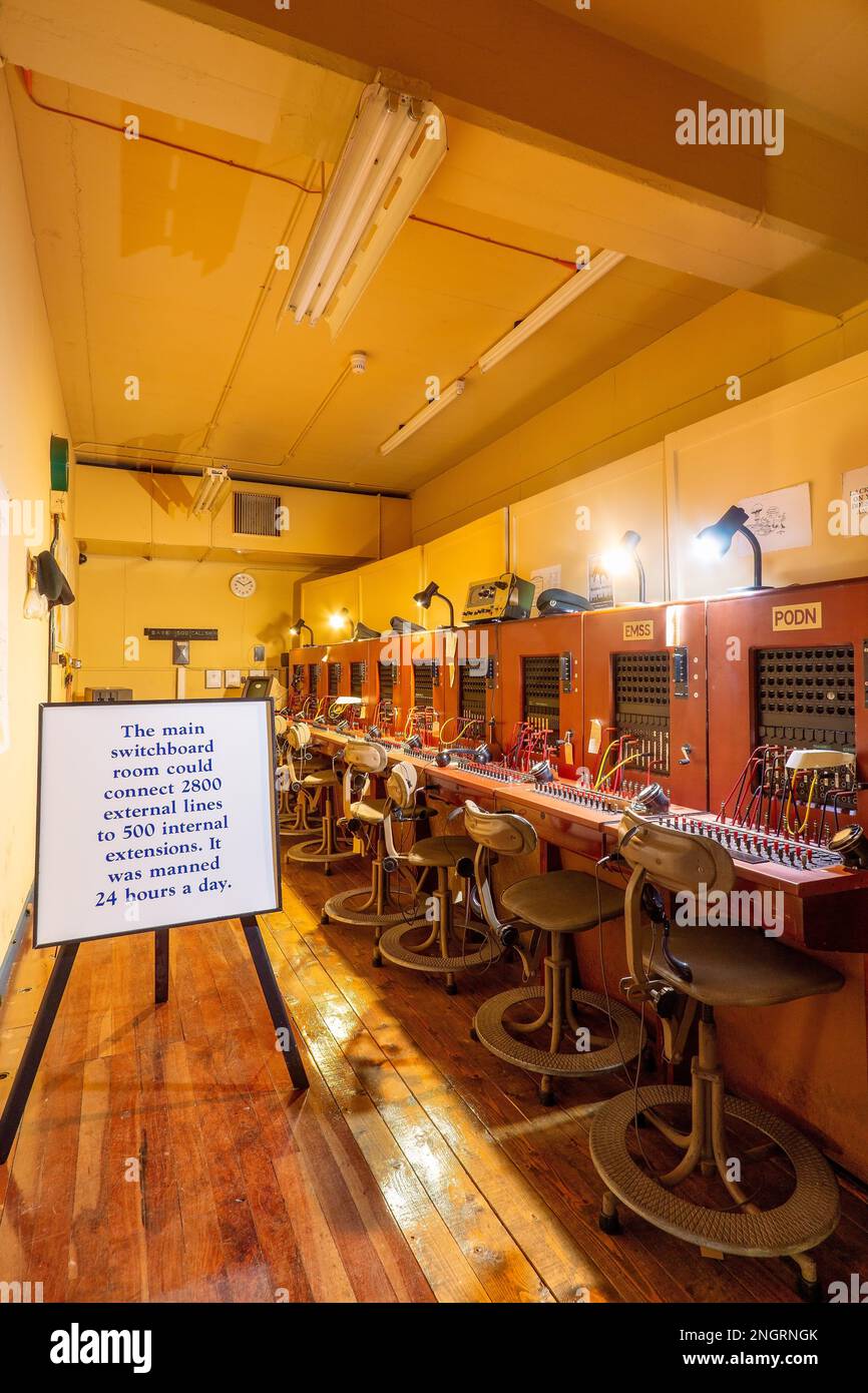 Le Bunker Top Secret de RAF Troy Wood Scotland est un centre de commandement secret de premier plan en réponse à une guerre nucléaire avec la Russie à Fife, en Écosse Banque D'Images