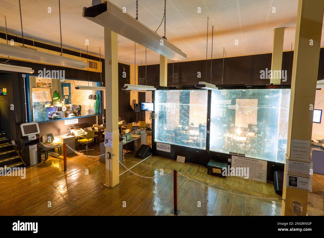 Le Bunker Top Secret de RAF Troy Wood Scotland est un centre de commandement secret de premier plan en réponse à une guerre nucléaire avec la Russie à Fife, en Écosse Banque D'Images