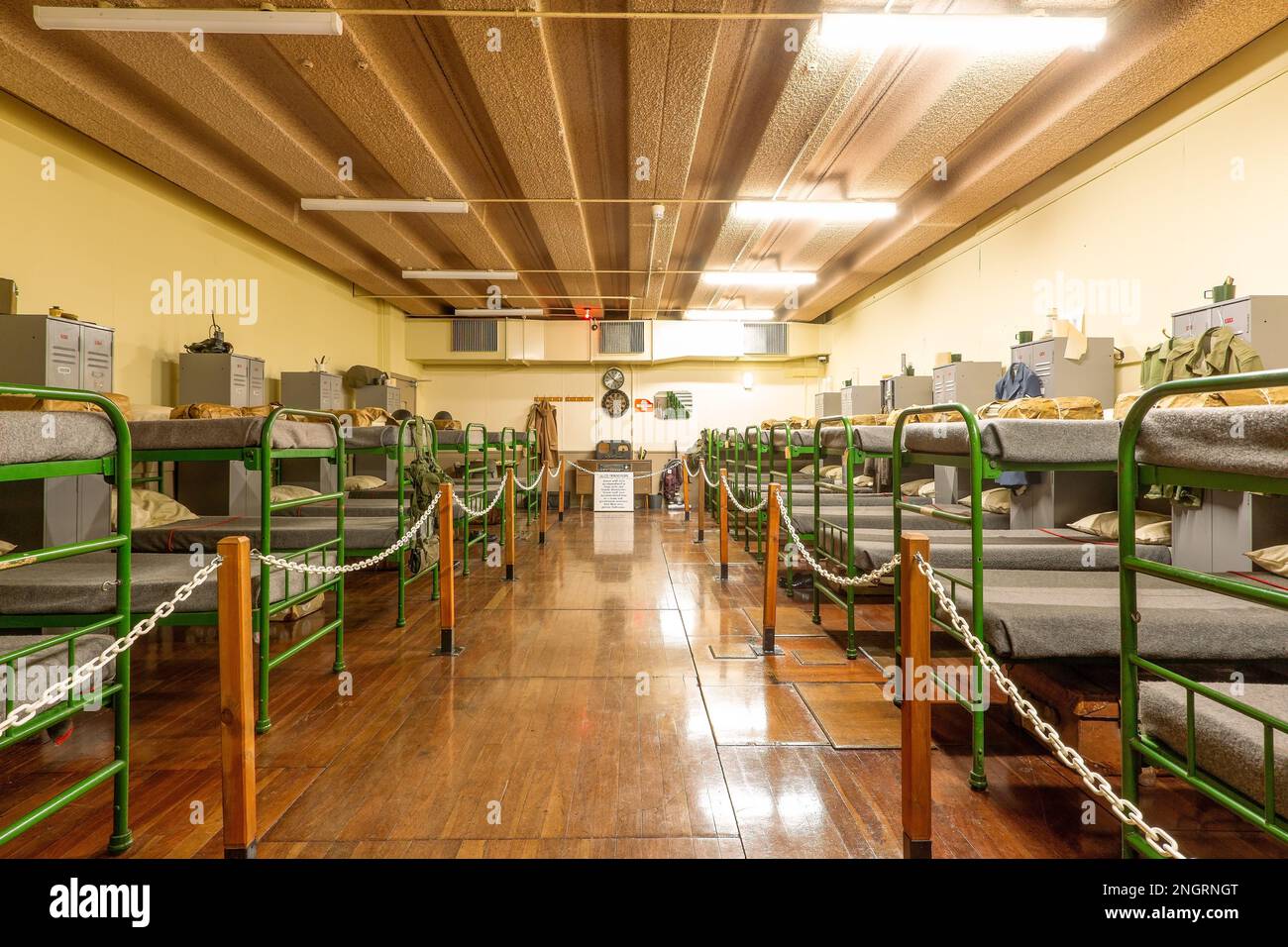 Le Bunker Top Secret de RAF Troy Wood Scotland est un centre de commandement secret de premier plan en réponse à une guerre nucléaire avec la Russie à Fife, en Écosse Banque D'Images