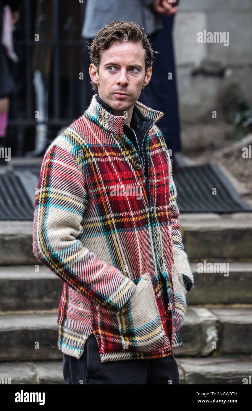 Londres, Royaume-Uni. 16th févr. 2023. Luke Treadaway vu assister au Vivienne Westwood Memorial Service à la cathédrale de Southwark à Londres. (Photo de Brett Cove/SOPA Images/Sipa USA) crédit: SIPA USA/Alay Live News Banque D'Images