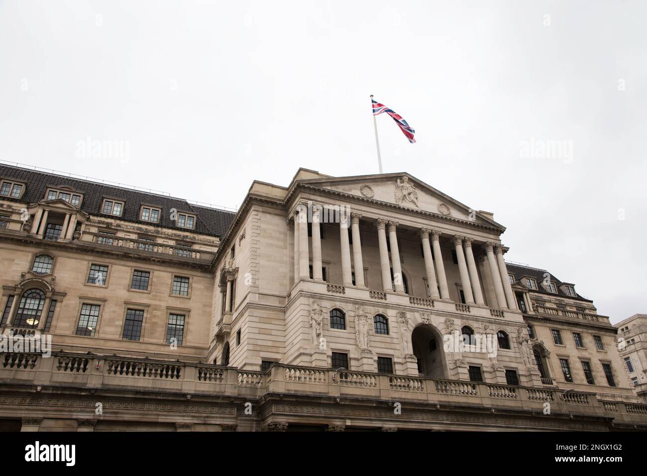 Banque d'Angleterre Threadneedle Street Londres Banque D'Images