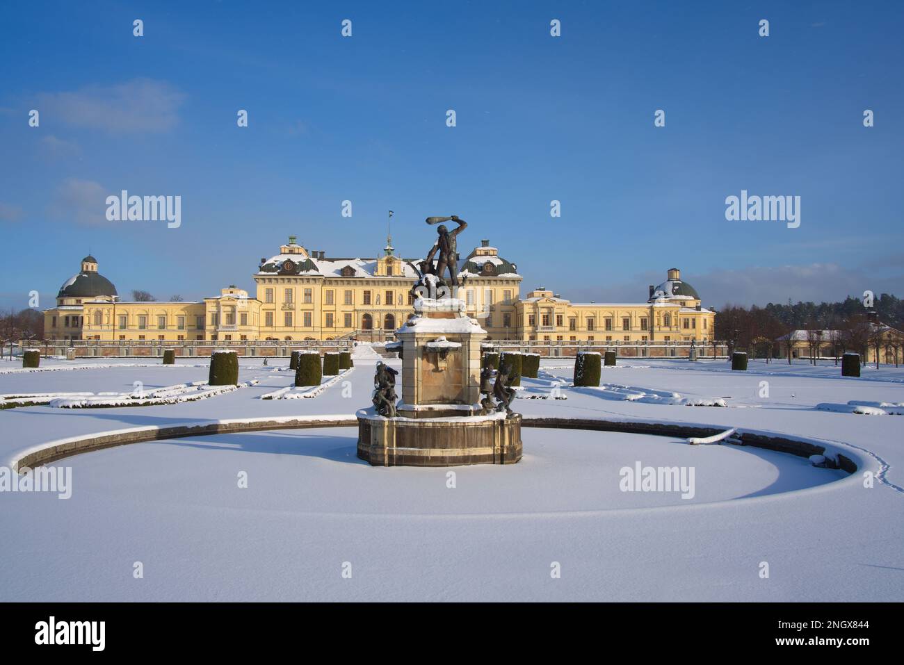 Château de Drottningholm Stockholm Banque D'Images