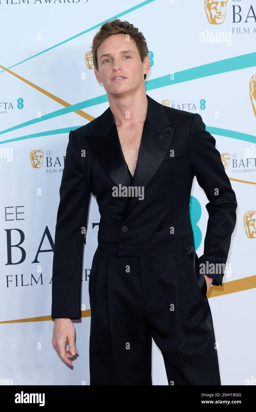 Londres, Royaume-Uni . 19 février 2023 . Eddie Redmayne sur le tapis rouge des Prix du film 76th de l'EE BAFTA 2023 qui se tiennent au Royal Festival Hall. Crédit: Ala Banque D'Images