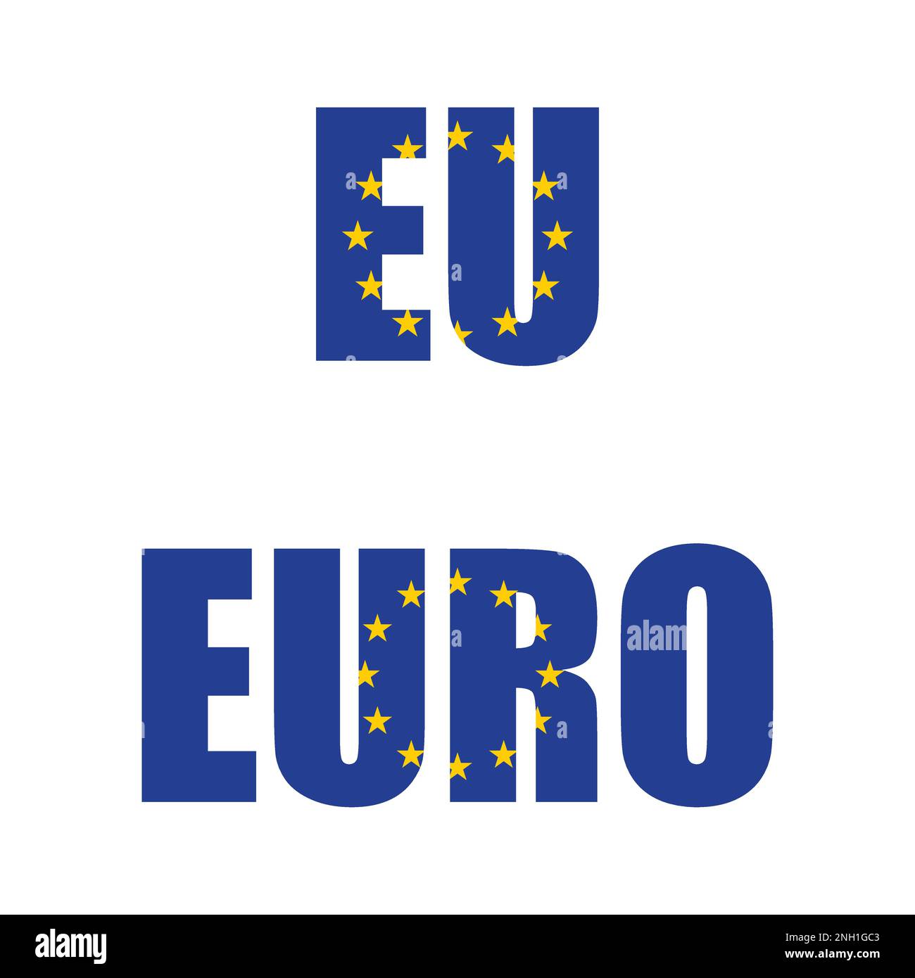 Arrière-plan du texte du drapeau Uurope Union Illustration de Vecteur