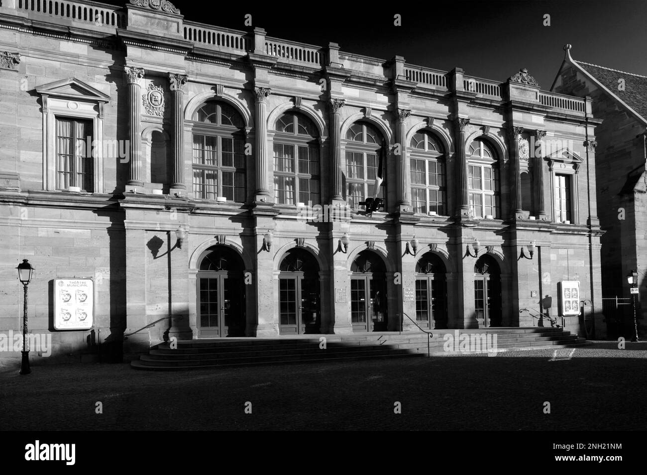 Le Théâtre Municipal, la ville de Colmar, en Alsace, Alsace, France, Europe Banque D'Images