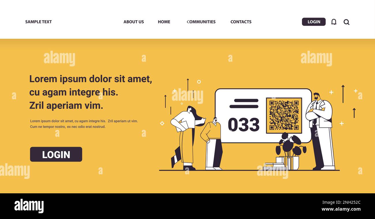 personnes regardant le tableau d'affichage des numéros dans la salle d'attente système électronique de file d'attente gestion de file d'attente service client Illustration de Vecteur