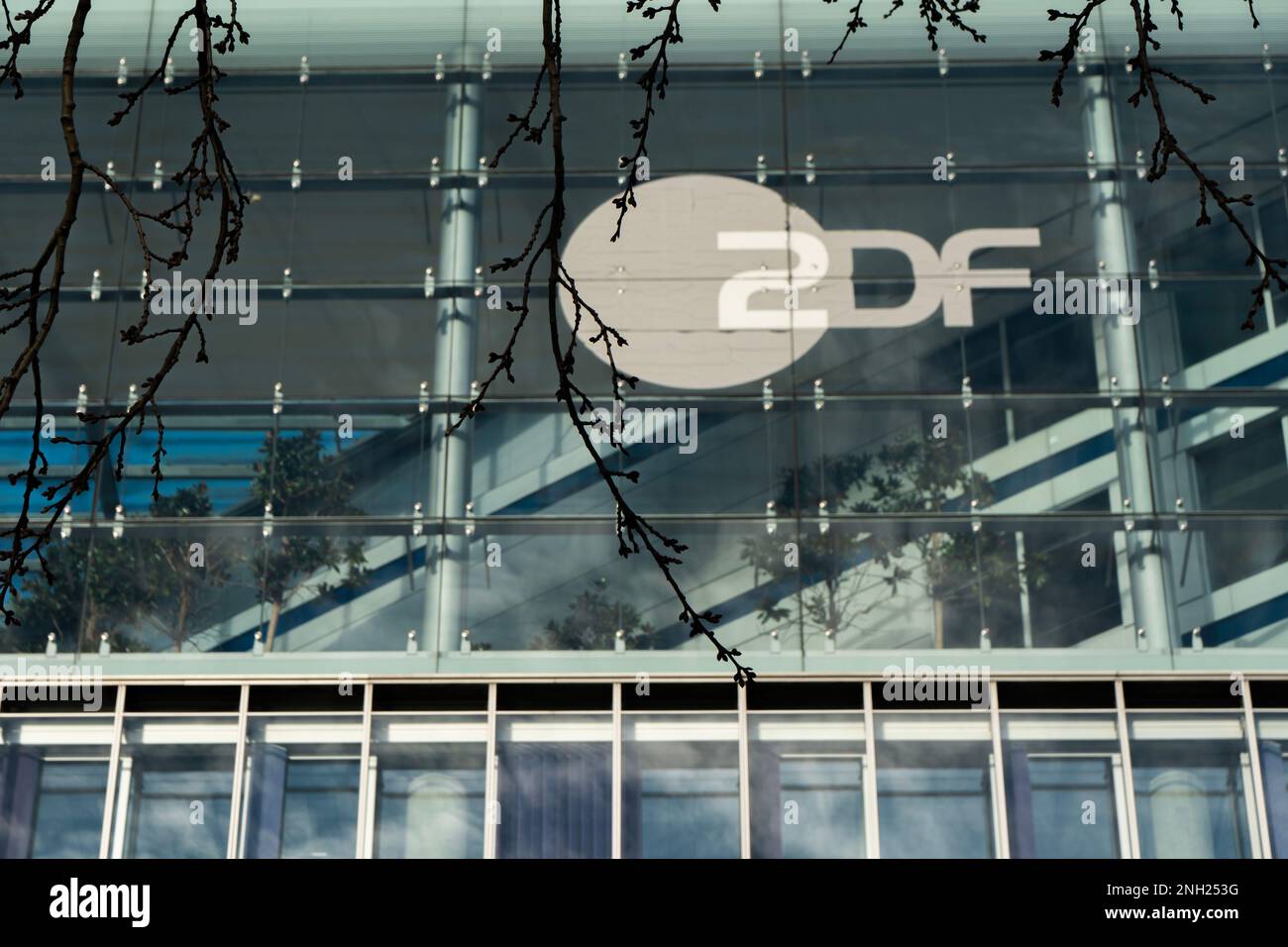 ZDF, en entier Zweites Deutsches Fernsehen (deuxième télévision allemande), est le diffuseur public allemand. (CTK photo/Richard Mundl) Banque D'Images