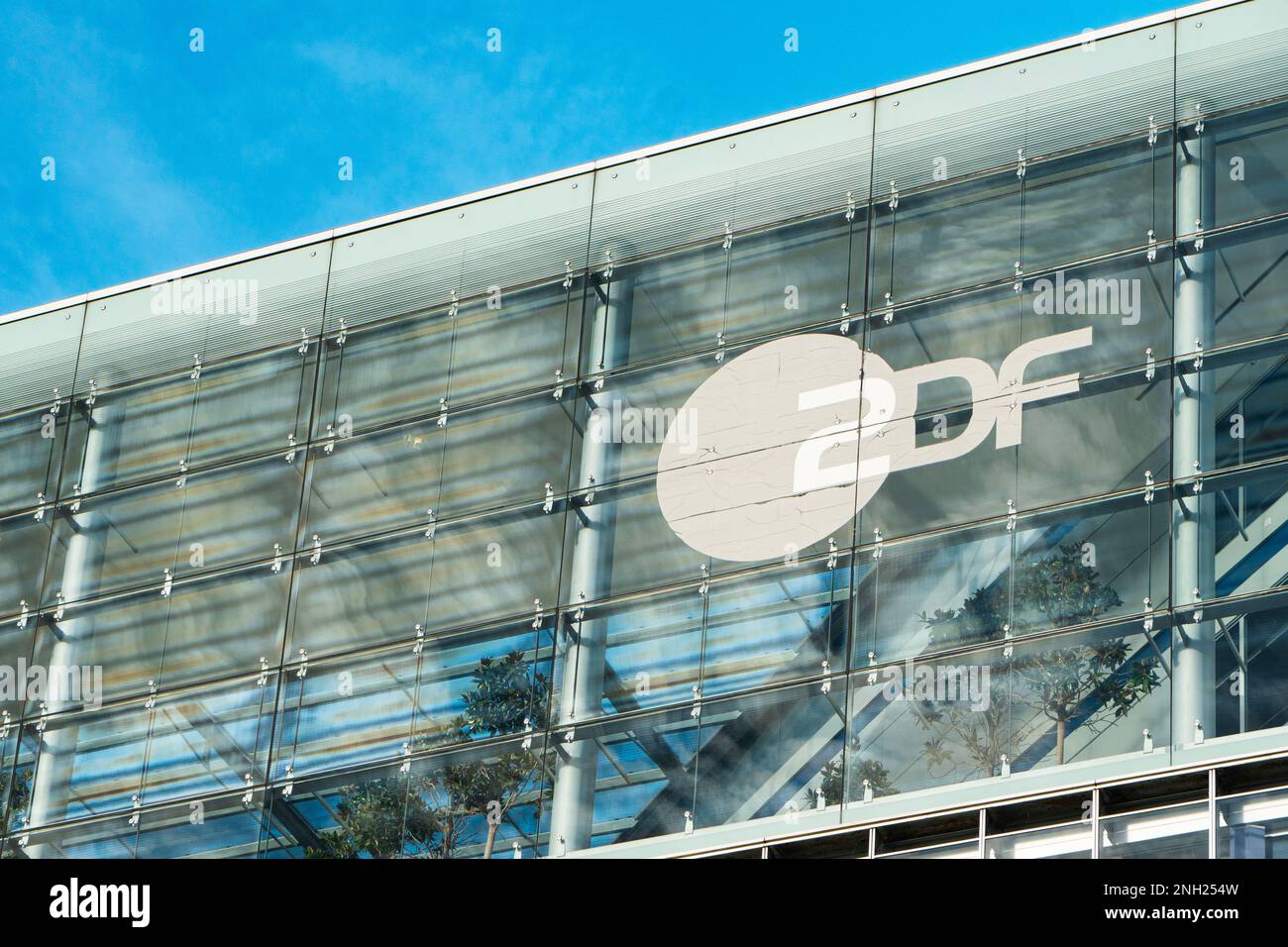 ZDF, en entier Zweites Deutsches Fernsehen (deuxième télévision allemande), est le diffuseur public allemand. (CTK photo/Richard Mundl) Banque D'Images