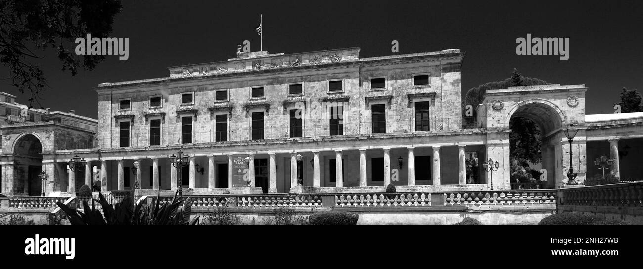 Palais de Saint-Michel et Saint-Georges, vieille ville, l'île de Corfou, Grèce, Europe Banque D'Images
