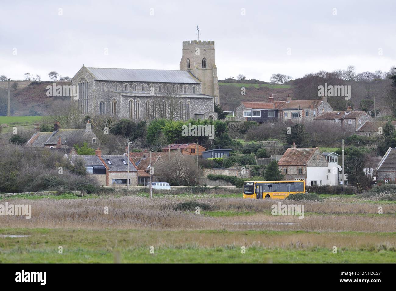 Salthouse sur la côte nord de Norfolk, Angleterre, Royaume-Uni. Banque D'Images