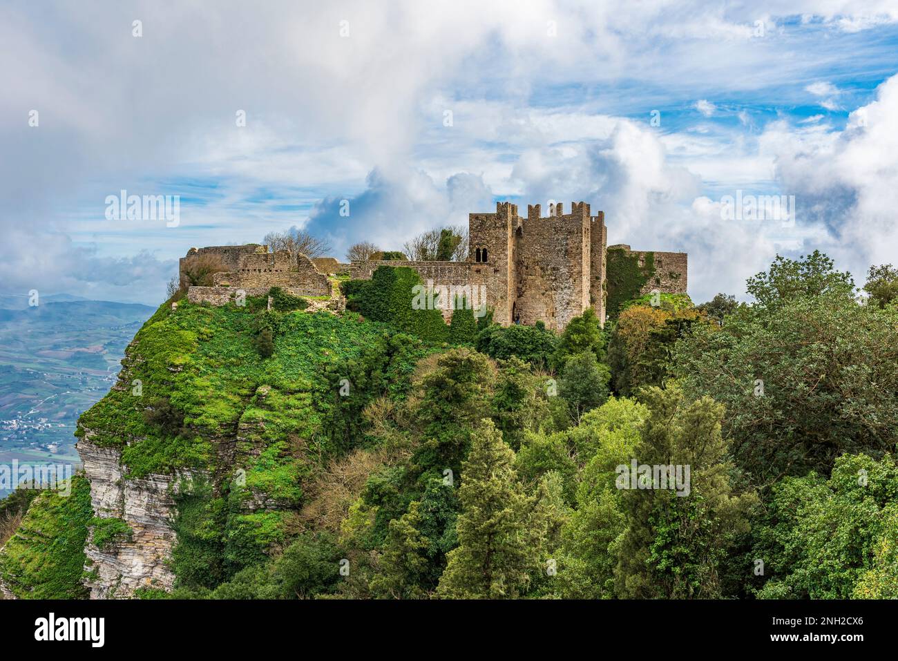 Château de Vénus, Erice Banque D'Images