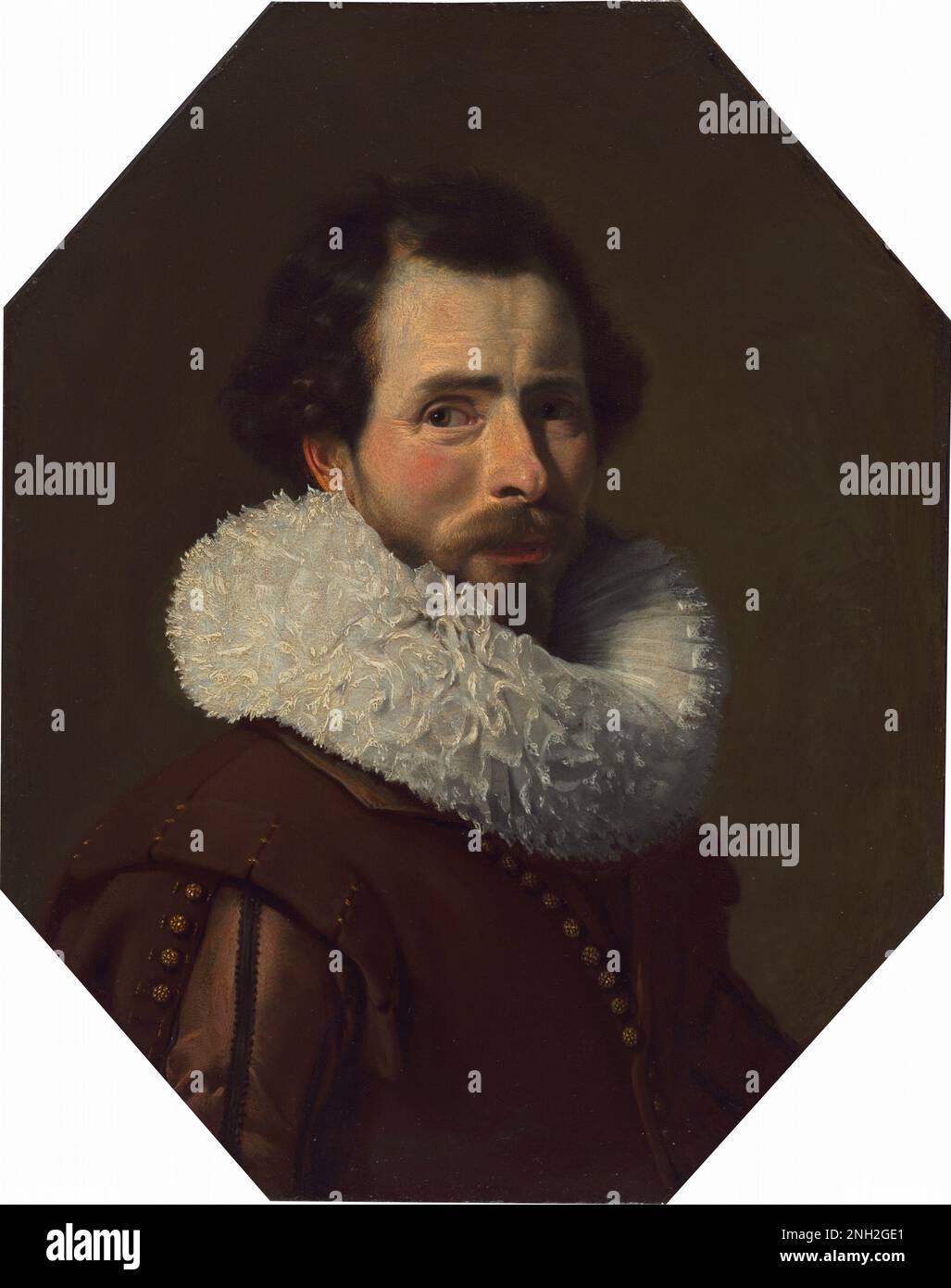 Thomas de Keyser Portrait d'un gentleman portant une Fancy Ruff 1627 Banque D'Images