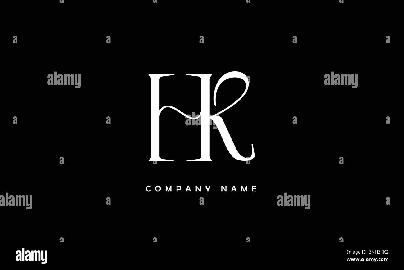 KH, HK lettres abstraites logo Monogramme Illustration de Vecteur