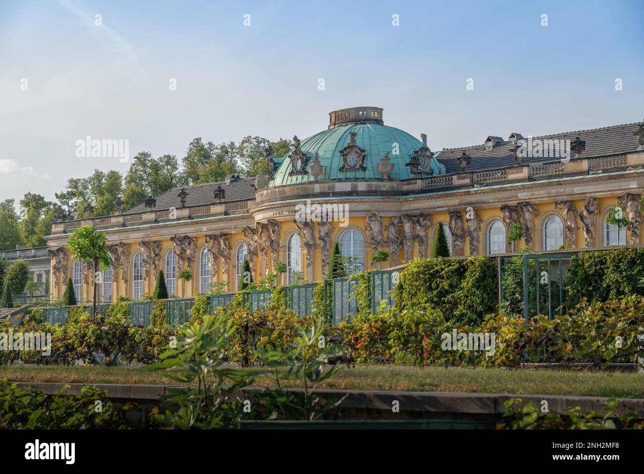 Palais de Sanssouci - Potsdam, Brandebourg, Allemagne Banque D'Images