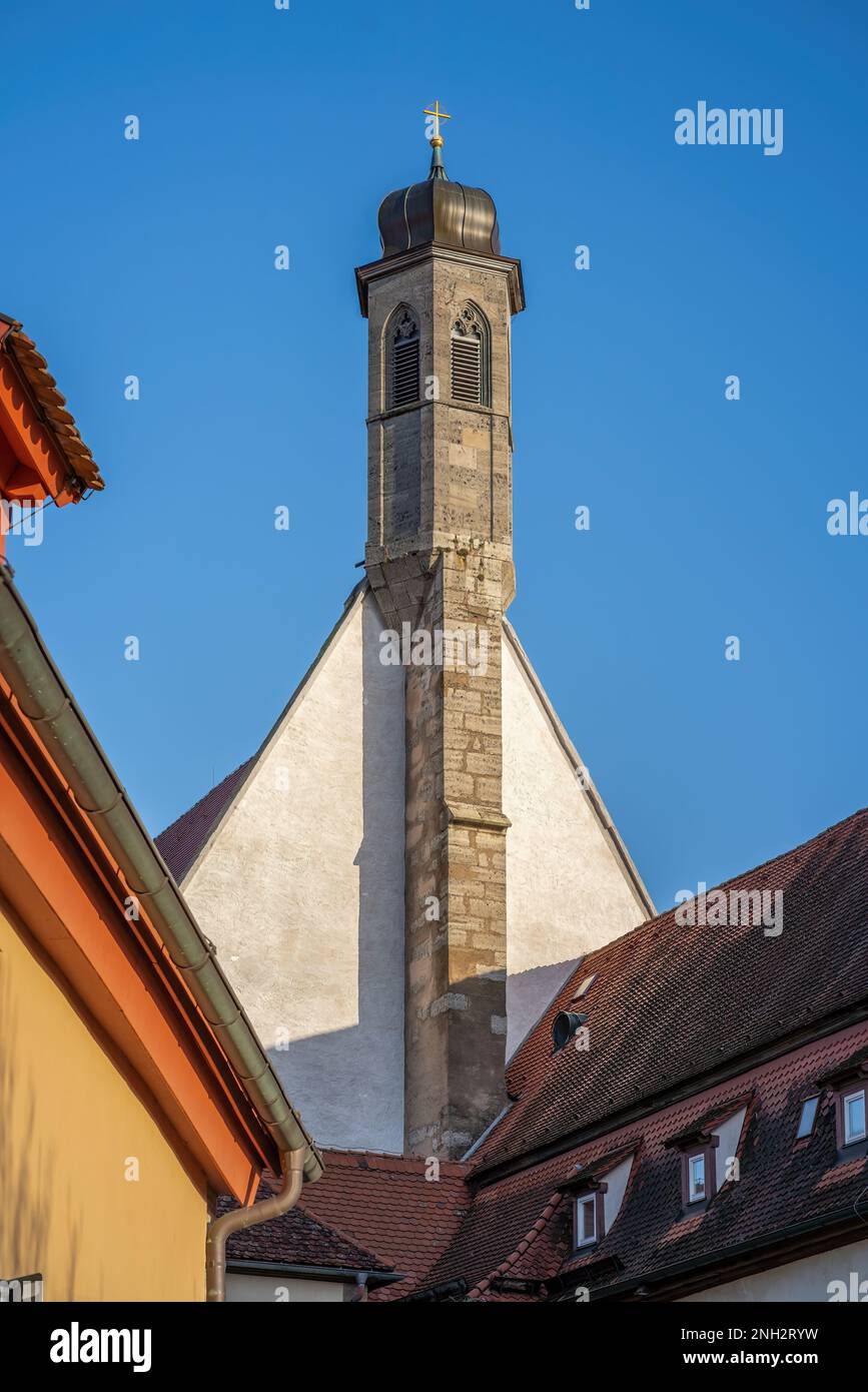 St. Eglise de Johannes - Rothenburg ob der Tauber, Bavière, Allemagne Banque D'Images St. Eglise de Johannes - Rothenburg ob der Tauber, Bavière, Allemagne Banque D'Images