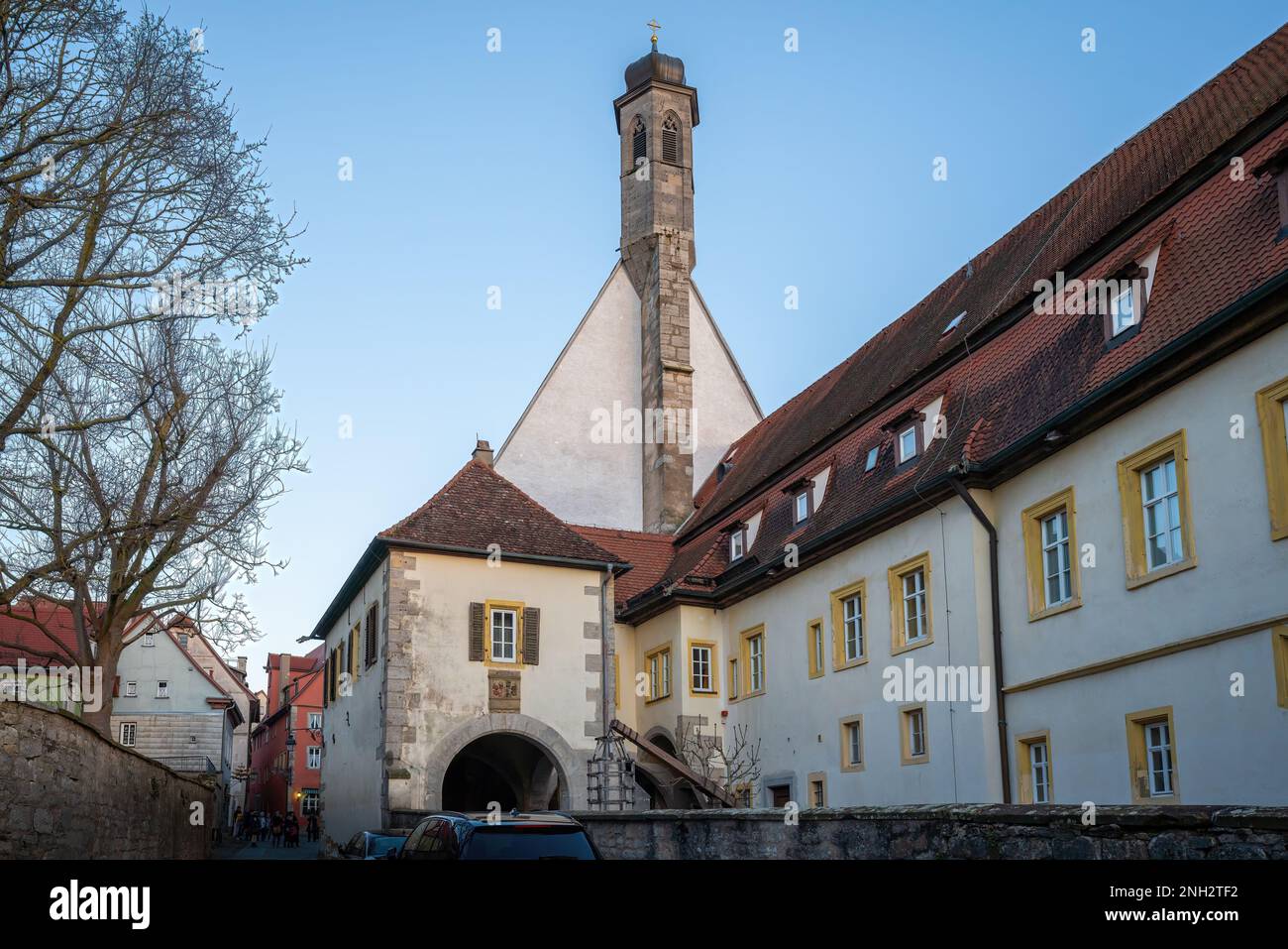 St. Eglise de Johannes - Rothenburg ob der Tauber, Bavière, Allemagne Banque D'Images St. Eglise de Johannes - Rothenburg ob der Tauber, Bavière, Allemagne Banque D'Images