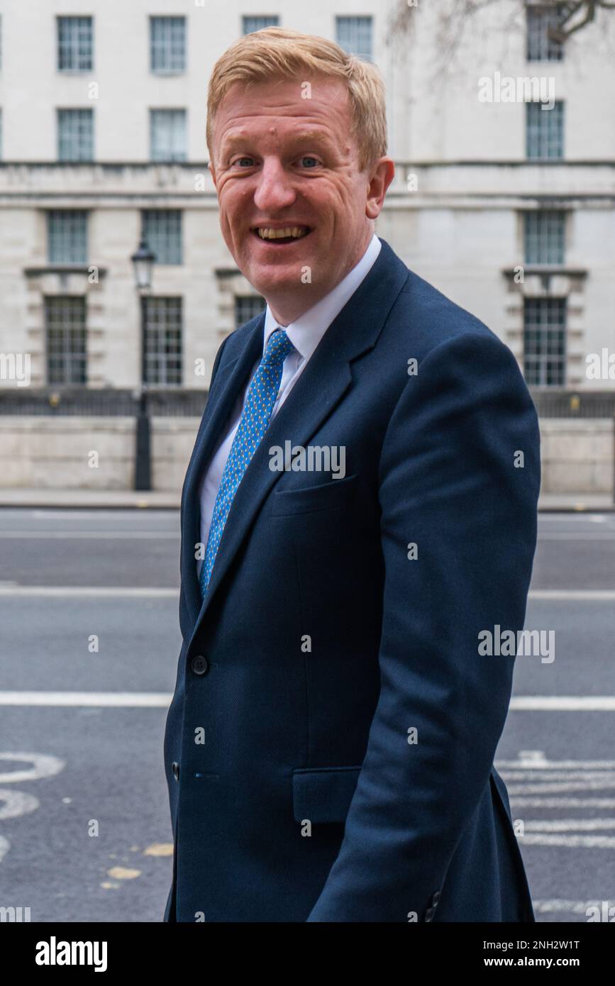 Londres, Royaume-Uni. 20 février 2023. Oliver Dowden, député conservateur de Hertsmere et chancelier du duché de Lancaster, et secrétaire d'État au Cabinet. Credit: amer ghazzal / Alamy Live News Banque D'Images