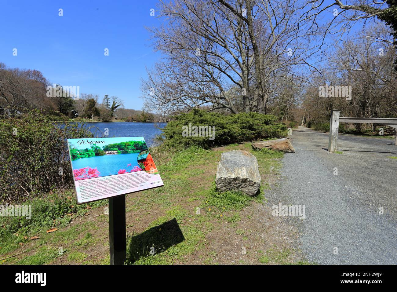 Frank Melville Memorial Park Setauket Long Island New York Banque D'Images