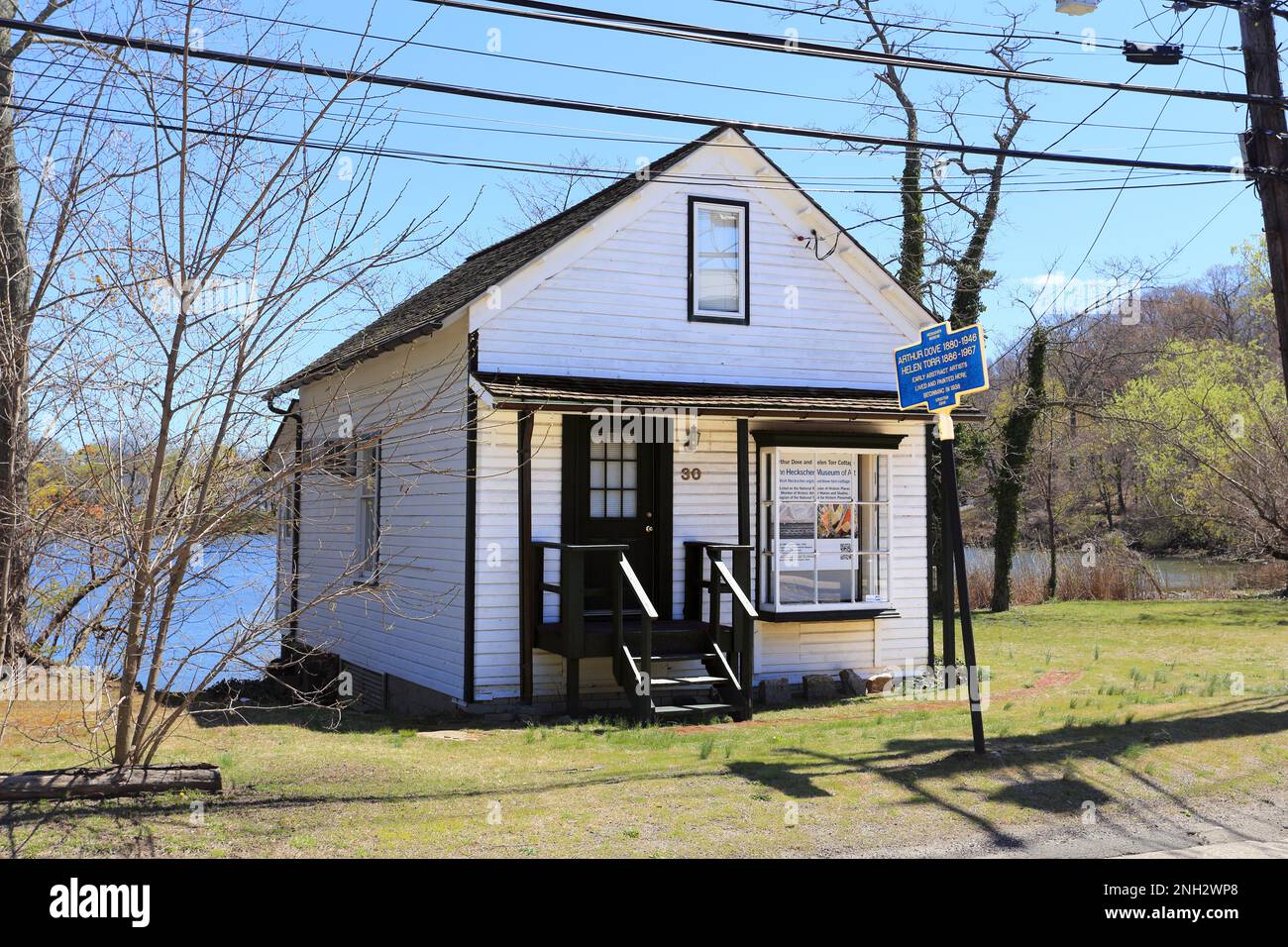 Arthur Dove / Helen Torr maison historique à Centerport long Island New York Banque D'Images