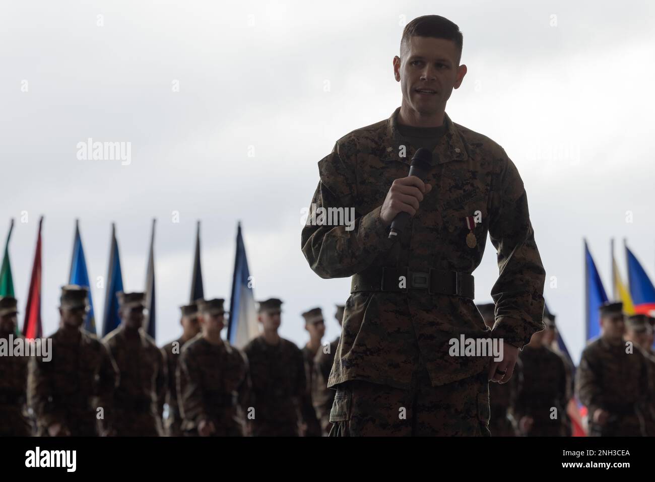 ÉTATS-UNIS Le lieutenant-colonel William Powell du corps maritime ...