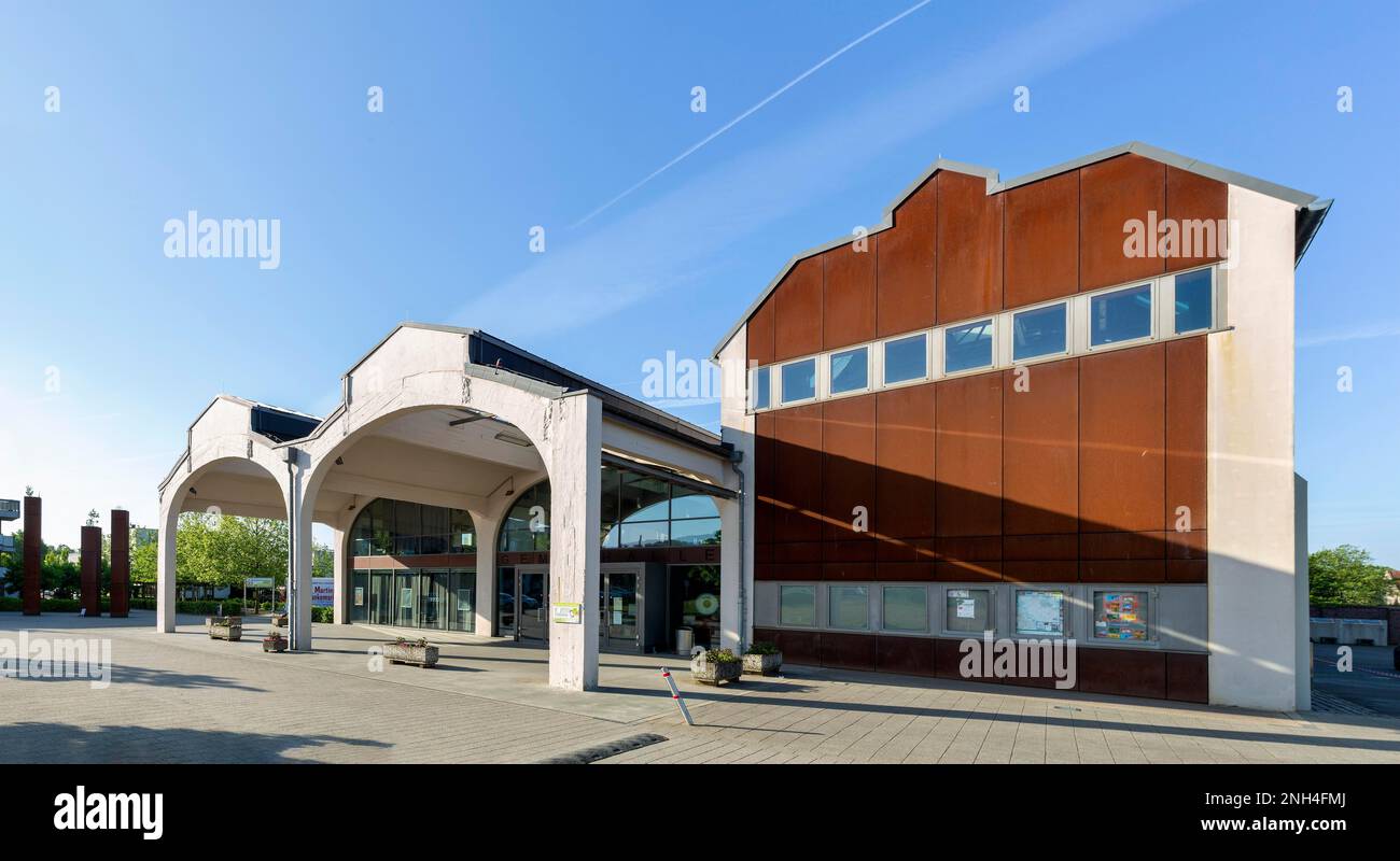 Salle de fours de recuisson de l'ancienne usine de cordage de fil de Gempt, aujourd'hui centre de culture et d'événements de Gempthalle, Lengerich, Rhénanie-du-Nord-Westphalie, Allemagne Banque D'Images