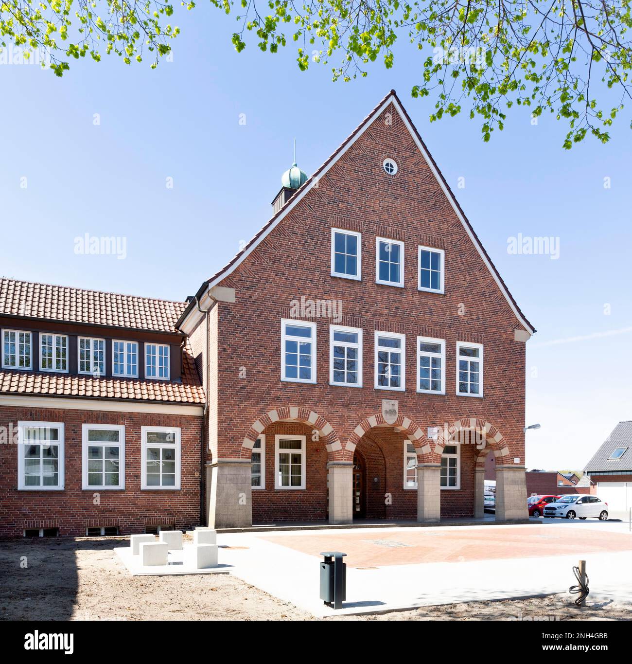 Marienschule, école primaire catholique et siège de l'école de musique municipale, Stadtlohn, Muensterland, Rhénanie-du-Nord-Westphalie, Allemagne Banque D'Images