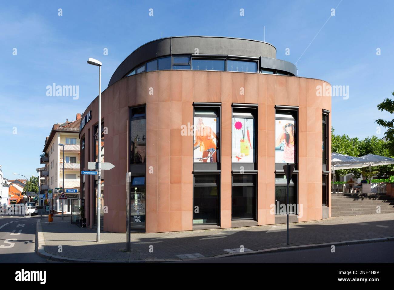 Restaurant-Pavillo Maurice, Worms, Rhénanie-Palatinat, Allemagne Banque D'Images