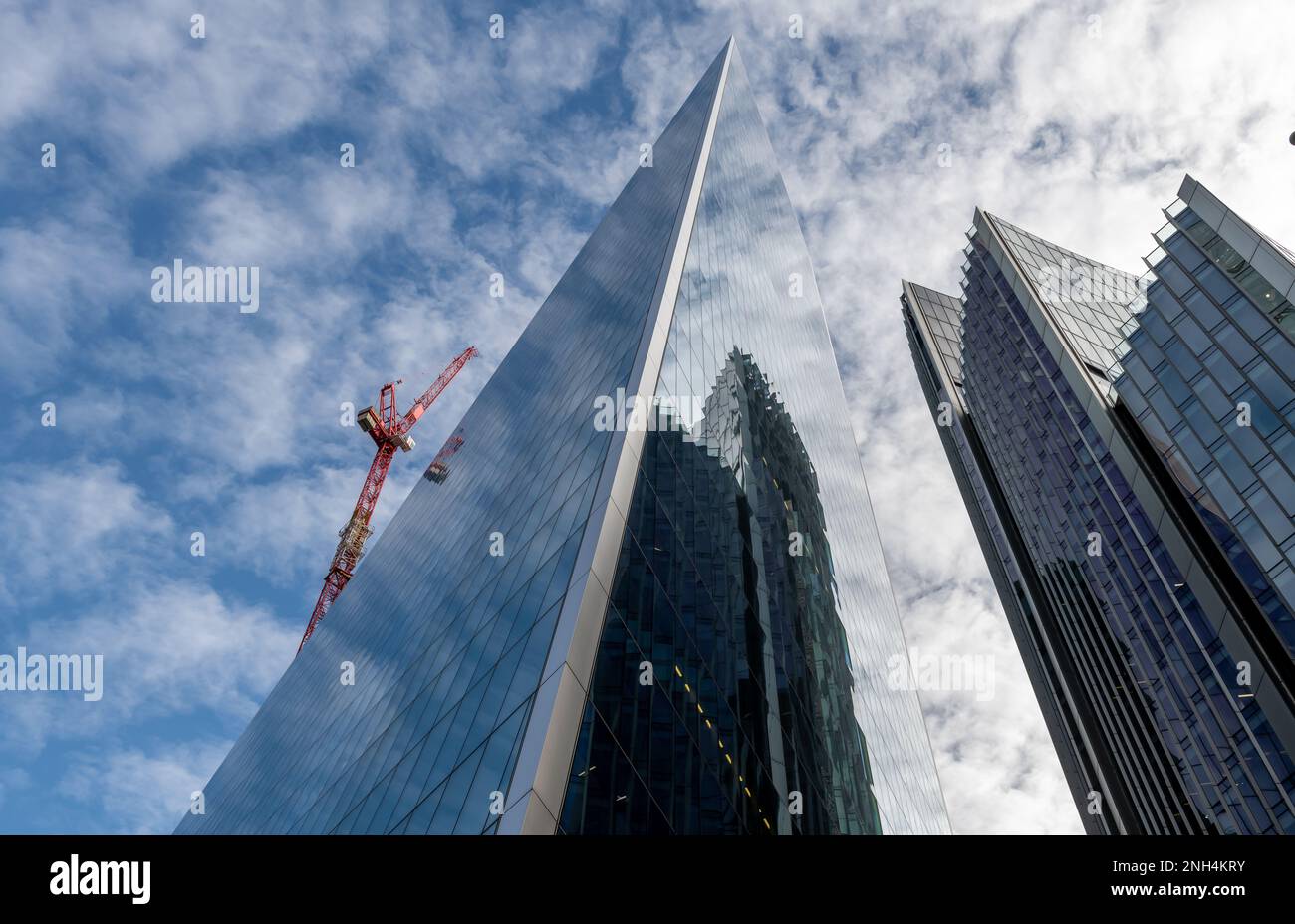 Londres. ROYAUME-UNI- 02.19.2023. Gratte-ciel moderne dans la City de Londres. Le bâtiment Twenty Two. Banque D'Images