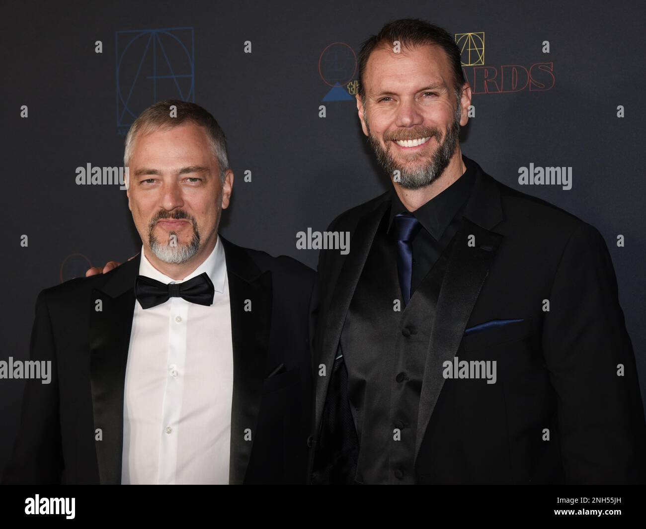 18 février 2023 - Westwood, Californie - Dylan Cole et Dylan Cole. 27th prix annuels de la Guilde des directeurs artistiques à l'InterContinental Los Angeles Downtown Hotel. (Credit image: © Billy Bennight/AdMedia via ZUMA Press Wire) USAGE ÉDITORIAL SEULEMENT! Non destiné À un usage commercial ! Banque D'Images