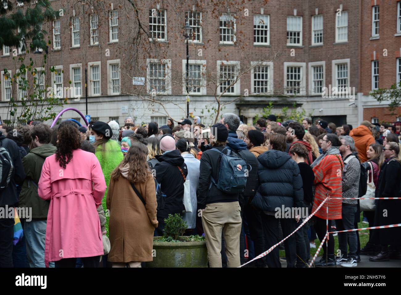 Vigile pour Brianna Ghey à Soho Square 18th février 2023 Banque D'Images