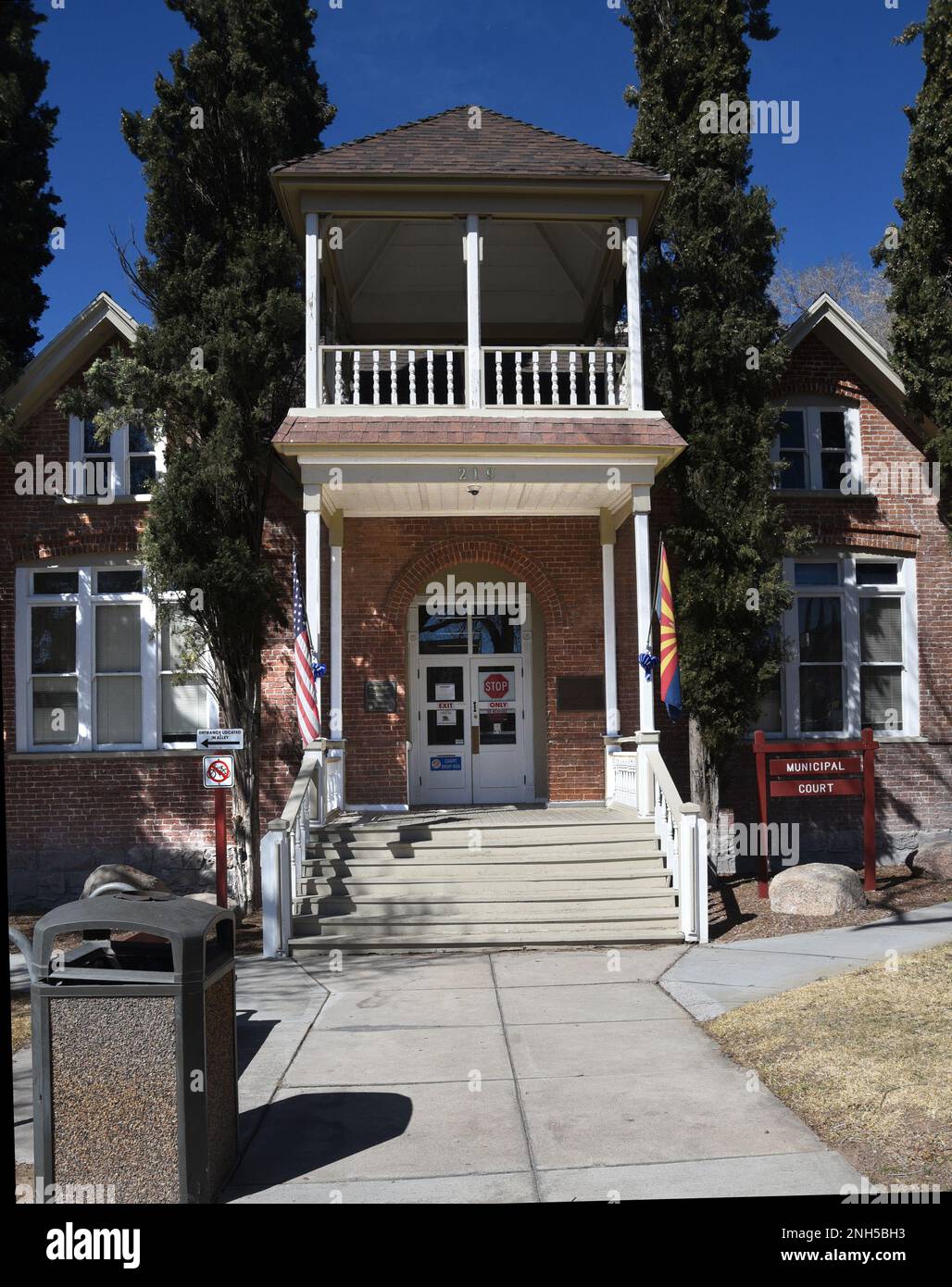 Cour municipale, Kingman, Arizona, 1896 Banque D'Images