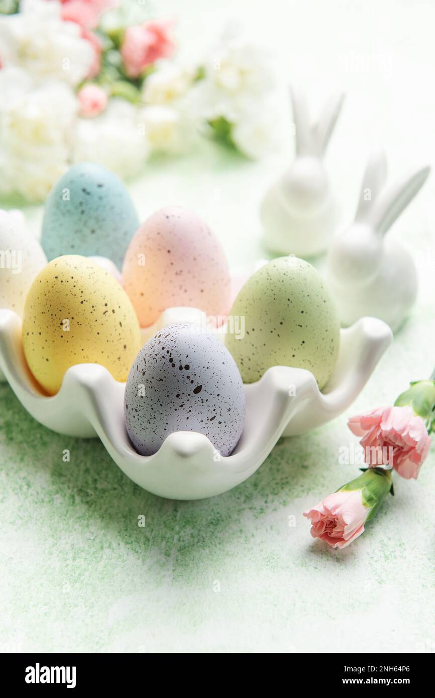 Lot De 6 œufs De Pâques Décoratifs Blancs à Motifs - Déco Maison Martha Stewart