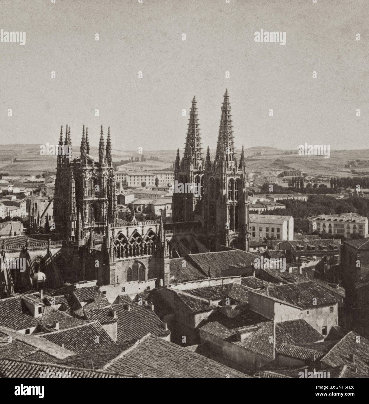 Espagne, Burgos, Panorama, Tirage vintage, ca.1930 tirage d'époque 10 Espagne, Burgos, Panorama, Tirage vintage, ca.1930 tirage d'époque 10